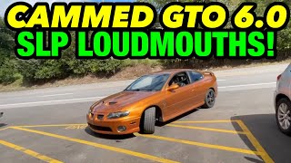 CAMMED Pontiac GTO 60L V8 DUAL EXHAUST w SLP LOUDMOUTHS [upl. by Eelek]