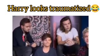 Harry styles epic reactions when asked about his hair being fake harrystyles youtube [upl. by Arman663]