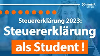 Steuererklärung als Student Steuererklärung 2023 selber machen Studentensteuererklärung Anleitung [upl. by Daven]