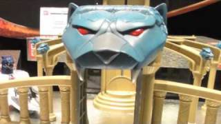 Thundercats Toys at Toy Fair 2011 MumRa Slithe Tower of Omens Snarf amp More [upl. by Manvil]