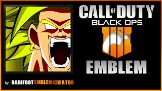 BO4 Emblem Tutorial  Broly DBZ [upl. by Ttessil]