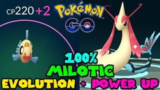 Evolving PERFECT 100IV FEEBAS TO MILOTIC IN POKEMON GO  POKEMON GO MAX CP MILOTIC POWER UP [upl. by Ecirtahs]