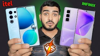 Infinix Hot 50 pro plus 4g vs Itel S25 Pro Plus 4G  itel vs infinix  Budget Smart Phone  HINDI [upl. by Nydnarb]