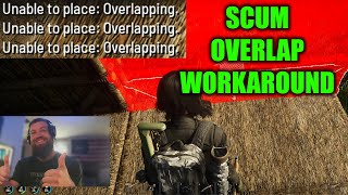 SCUM Unable to Place Overlapping Bug Fix Workaround and Building Suggestion scumguide scumsurvival [upl. by Meggy]