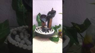 DIY Smoke fountain with waste materialBackflow incense burnerShivling shorts viral youtubevideo [upl. by Amasa]