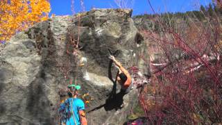 LeavenworthIndex Bouldering 2013 Hagakure V12 [upl. by Nofets]