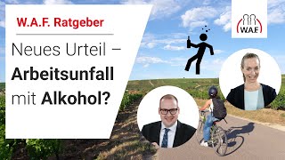 Vom Saufgelage zum Arbeitsunfall Ein Grenzfall der Rechtsprechung  Betriebsrat Video [upl. by Nimajeb]