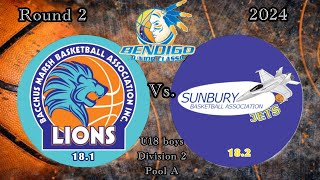 Bacchus Marsh Lions 181 vs Sunbury Jets 182 [upl. by Selima]