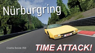 BeamNGDrive  Nürburgring Time Attack  834414 [upl. by Ordnassela541]