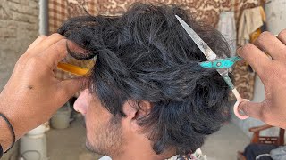 Healthy Long Hair Transformation Scissors Only ASMR [upl. by Ardnoik184]