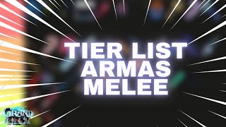 GPO Tier List das Melhores Armas Melee do GPO para PVP minha opnião [upl. by Hazem634]