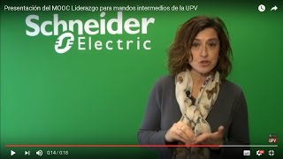 Presentación del MOOC Liderazgo para mandos intermedios de la UPV [upl. by Seko]