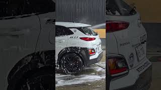 potrait mode Hyundai KONA  CAR WASH day Nov 11 2024  underwash engine wash acid removal antibac [upl. by Ydor200]