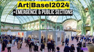 ART BASEL PARIS 2024 4K  EMERGENCE amp PUBLC SECTIONS [upl. by Lowery]