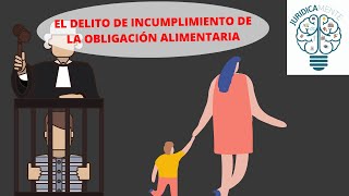 EL DELITO DE INCUMPLIMIENTO DE LA OBLIGACIÓN ALIMENTARIA [upl. by Rafaelof]