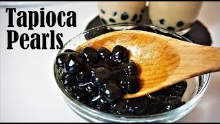 Homemade TapiocaBoba Pearls From Scratch Simple And Easy Recipe [upl. by Nnylarak]