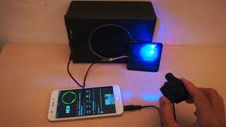 How to transfer Audio voice and Data from light  LiFi Experiment [upl. by Amaral]