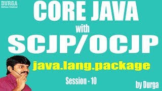 Core Java With OCJPSCJP javalangpackage Part10  AutoboxingAutounboxing1 [upl. by Tremml]