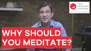 Why Meditate Dan Harris Explains Why Everyone Should Try Meditation amp Mindfulness for Mental Health [upl. by Seth]