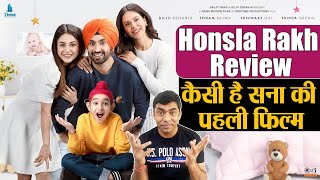 Honsla Rakh Movie Review Shehnaz Gill Diljit Singh Sonam Bajwa Shinde Grewal [upl. by Akemahs]