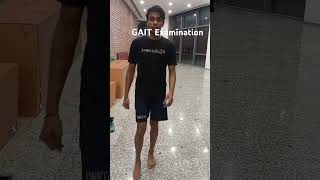 Gait Cycle Examination physiotherapy hockey sports [upl. by Hanafee]