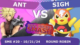 Soul Melter Smash 20  HogCord  Ant Cloud VS sigh Pikachu [upl. by Derfnam420]