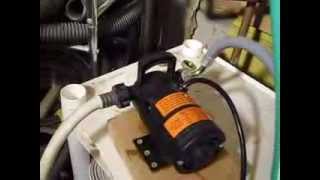 Rinsing a Rinnai R53 tankless water heater with vinegar [upl. by Seve]