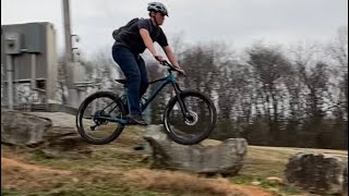 2021 Giant Fathom 1 trail clips and review [upl. by Schiff612]