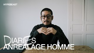 anrealage homme デザイナー森永邦彦を追いかけた  DIARIES [upl. by Gnos]