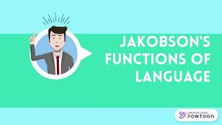 Linguistic 101 Jakobsons functions of language [upl. by Vanden389]