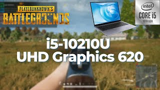 Intel Core i510210U \ UHD Graphics 620 \ PlayerUnknowns Battlegrounds 720p 70 resscale [upl. by Lorry]