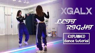 XG  LEFT RIGHT Dance Tutorial  EXPLAINED  Mirrored [upl. by Cookie28]