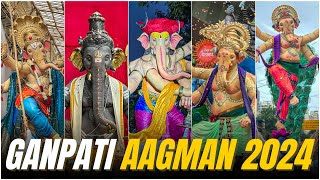 2024 Ganpati Maha Aagman Sohala Parel Cha Raja Aagman  Ganpati Aagman 2024 [upl. by Earlene]