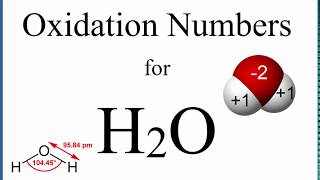 How to find the Oxidation Numbers for H2O Water [upl. by Flinn]