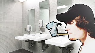 HOTBOXING THE SCHOOL BATHROOM [upl. by Mindi]