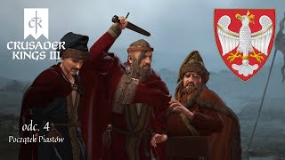 Crusader Kings III PL Ród Piastów odc4 CK3 [upl. by Anhaj]