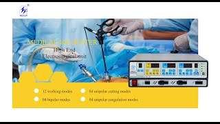 Electrosurgical Unit Demonstration Video  MEDILAP 400 Series [upl. by Akirehc411]