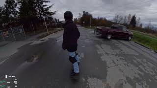 A damp Onewheel ride on the Lochside Trail [upl. by Spalla]