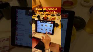 How do people lose weight in Japan 😱 japan tokyo diet travel shorts [upl. by Isied]