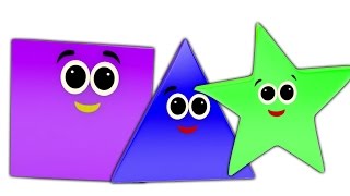 Shapes Canção  educativo vídeo  pré escola Rimas  Learn Shapes  Kids Music  Shapes Song [upl. by Anuala]