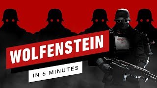 Wolfensteins Story in 6 Minutes  New Order and New Colossus [upl. by Notselrahc]