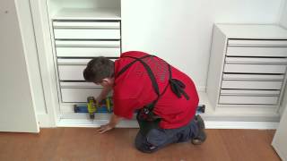 How To Install Sliding Wardrobe Doors  DIY With Bunnings [upl. by Burch]