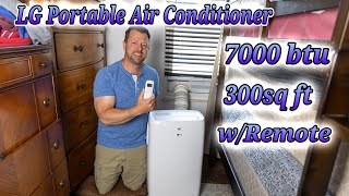 LG Portable Air Conditioner 7000 btu LP0721WSR [upl. by Monetta]