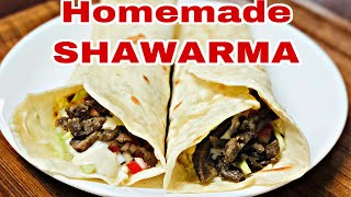 PORK SHAWARMA PINOY STYLEHOMEMADEEASY TO MAKE [upl. by Asilec]