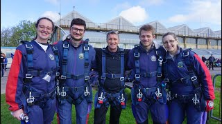 The Loddon Charity Skydive at Netheravon  Army Parachute Association [upl. by Senga]