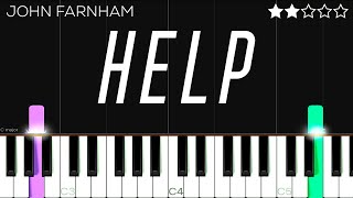 John Farnham  Help  Piano Tutorial [upl. by Iman]