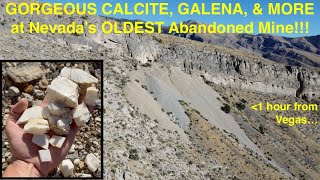 Rockhounding amp Exploring Nevadas Oldest Abandoned Mine Potosi Mine Clark County NV [upl. by Merilyn]