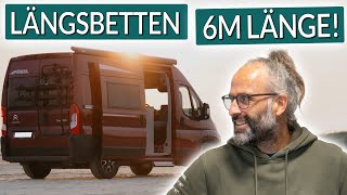 Der beste Kastenwagen für 2 Personen  Längsbetten auf 6m  Einzelsitz  Pössl Summit Shine 600L [upl. by Harte]