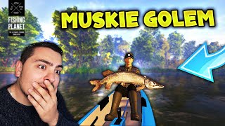 POTRAGA ZA NAJVECOM STUKOM U JEZERU  Fishing Planet MUSKIE GOLEM HUNT [upl. by Terle201]