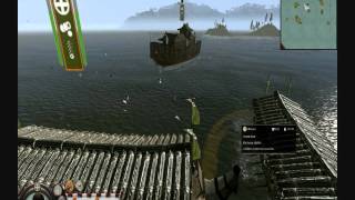 Shogun 2  Floating Cities Battle [upl. by Yssim]